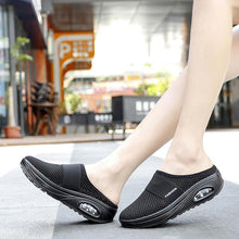 Afbeelding in Gallery-weergave laden, Platte platte sandalen met mesh voor dames