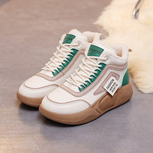 Afbeelding in Gallery-weergave laden, Hoge Dames Fleeceschoenen met Dikke Zolen
