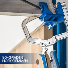 Afbeelding in Gallery-weergave laden, Houtbewerkingsgereedschap - Metalen haakse clip van 90 graden