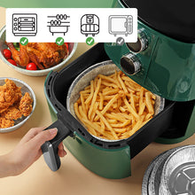 Afbeelding in Gallery-weergave laden, Ronde bakplaat met bakblik Magnetron Airfryer Foliebak