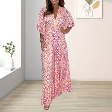 Afbeelding in Gallery-weergave laden, Geometrie multi-print kimono-jumpsuits met V-hals