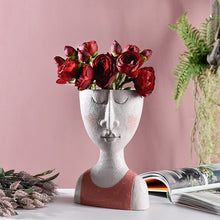 Afbeelding in Gallery-weergave laden, Kunst Portret Gezicht Plantenbak