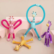 Afbeelding in Gallery-weergave laden, Telescopische giraffe speelgoed met zuignap