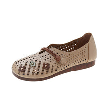 Afbeelding in Gallery-weergave laden, Holle damesschoenen met ronde neus