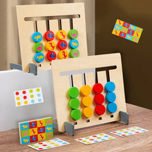 Afbeelding in Gallery-weergave laden, Wooden 2-Sided Sliding Logic Puzzle