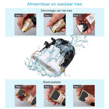 Afbeelding in Gallery-weergave laden, Professionele oplaadbare dierenhaartrimmer