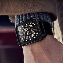 Afbeelding in Gallery-weergave laden, Lichtgevend Luxe Square Business Quartz horloge