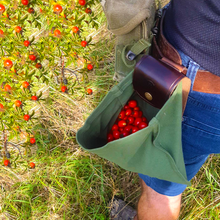 Afbeelding in Gallery-weergave laden, Leren en canvas bushcraft tas