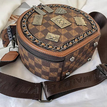Afbeelding in Gallery-weergave laden, Retro draagtas met badgeprint