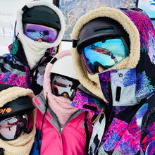 Afbeelding in Gallery-weergave laden, Sherpa capuchon met skimasker