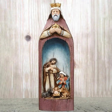 Afbeelding in Gallery-weergave laden, Kerststal met drie wijzen