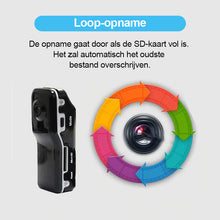 Afbeelding in Gallery-weergave laden, MD80 mini-zakcamera