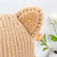 Afbeelding in Gallery-weergave laden, Winter gebreide muts met kattenoren