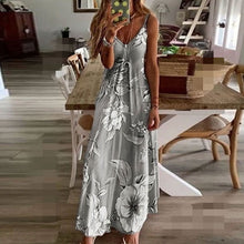 Afbeelding in Gallery-weergave laden, Maxi-jurk met bohemien mouwen en bloemenprint