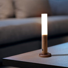 Afbeelding in Gallery-weergave laden, 360° draaibare houten LED-wandlamp