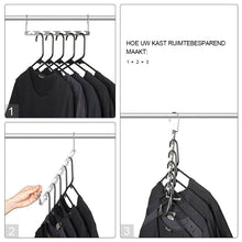 Afbeelding in Gallery-weergave laden, Hirundo Magic Kleding RVS Hangers