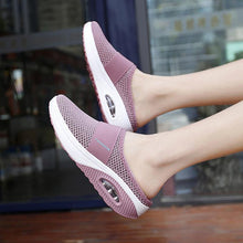 Afbeelding in Gallery-weergave laden, Platte platte sandalen met mesh voor dames