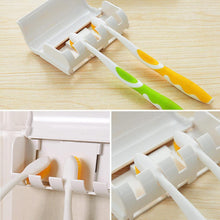 Afbeelding in Gallery-weergave laden, Automatische tandpasta dispenser en tandenborstel houder set