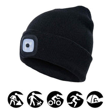 Afbeelding in Gallery-weergave laden, 👲LED Gebreide Winter Beanie Muts👲