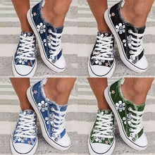 Afbeelding in Gallery-weergave laden, Denim canvas schoenen
