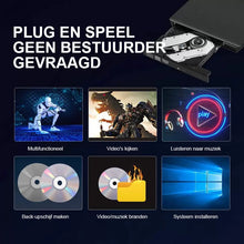 Afbeelding in Gallery-weergave laden, Externe USB-cd-drive