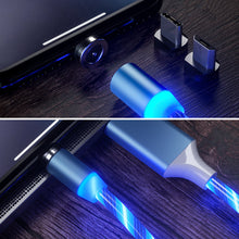 Afbeelding in Gallery-weergave laden, LED Magnetische 3 in 1 USB-oplaadkabel