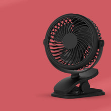 Afbeelding in Gallery-weergave laden, Draagbare stille clipventilator met 360 ° rotatie