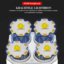 Afbeelding in Gallery-weergave laden, 4 lampkralen LED multifunctionele zaklamp met sterk licht
