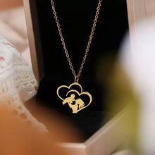 Afbeelding in Gallery-weergave laden, Moeder en baby hart ketting