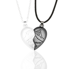 Afbeelding in Gallery-weergave laden, Side by Side Bijpassende Ketting met Magneet