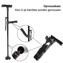 Afbeelding in Gallery-weergave laden, Telescopische opvouwbare wandelstok