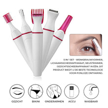 Afbeelding in Gallery-weergave laden, 5 in 1 oplaadbare epilator