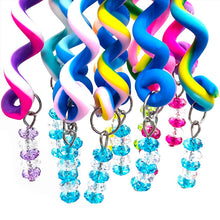 Afbeelding in Gallery-weergave laden, Kleurrijke haar styling twister clips (12 stuks)