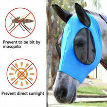 Afbeelding in Gallery-weergave laden, Anti-vliegen mesh paardenmasker