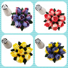 Afbeelding in Gallery-weergave laden, RVS tuitset (13 stuks) voor cupcakes en taartdecoratie actie