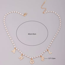 Afbeelding in Gallery-weergave laden, Alfabet Angel Ketting