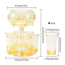 Afbeelding in Gallery-weergave laden, 6 Shotglas dispenser en houder