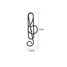 Afbeelding in Gallery-weergave laden, Treble marker meerkleurige metalen paperclips