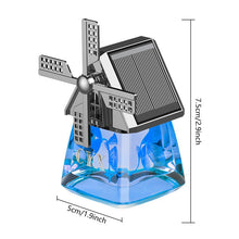 Afbeelding in Gallery-weergave laden, Windmill Solar Energy Rotating Aromatherapy Car Air Freshener
