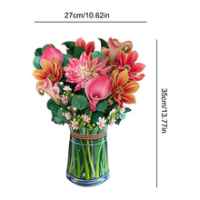 Afbeelding in Gallery-weergave laden, 3D Boeket Wenskaart