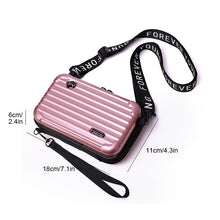 Afbeelding in Gallery-weergave laden, Crossbody-tas voor mini-koffers