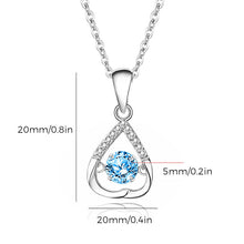 Afbeelding in Gallery-weergave laden, Glittrande Zirconia Heart Halsband