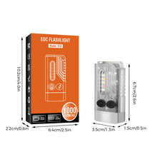 Afbeelding in Gallery-weergave laden, Kleine krachtige EDC-zaklamp met rood UV-blauw licht