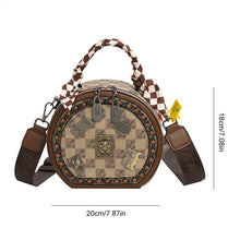 Afbeelding in Gallery-weergave laden, Retro draagtas met badgeprint