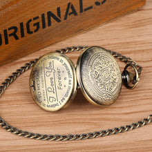 Afbeelding in Gallery-weergave laden, To My Son Quartz Pocket Chain Watch