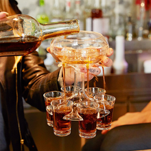 Afbeelding in Gallery-weergave laden, 6 Shotglas dispenser en houder