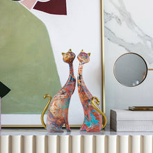 Afbeelding in Gallery-weergave laden, Kat Lover Standbeeld Ornament Artistiek Creatief Cadeau