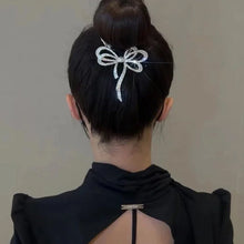 Afbeelding in Gallery-weergave laden, Bow ponytail hair clip
