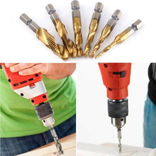 Afbeelding in Gallery-weergave laden, 6 DELIGE METRISCHE DRAAD KRAAN BOOR BITS SET
