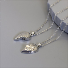 Afbeelding in Gallery-weergave laden, Side by Side Bijpassende Ketting met Magneet